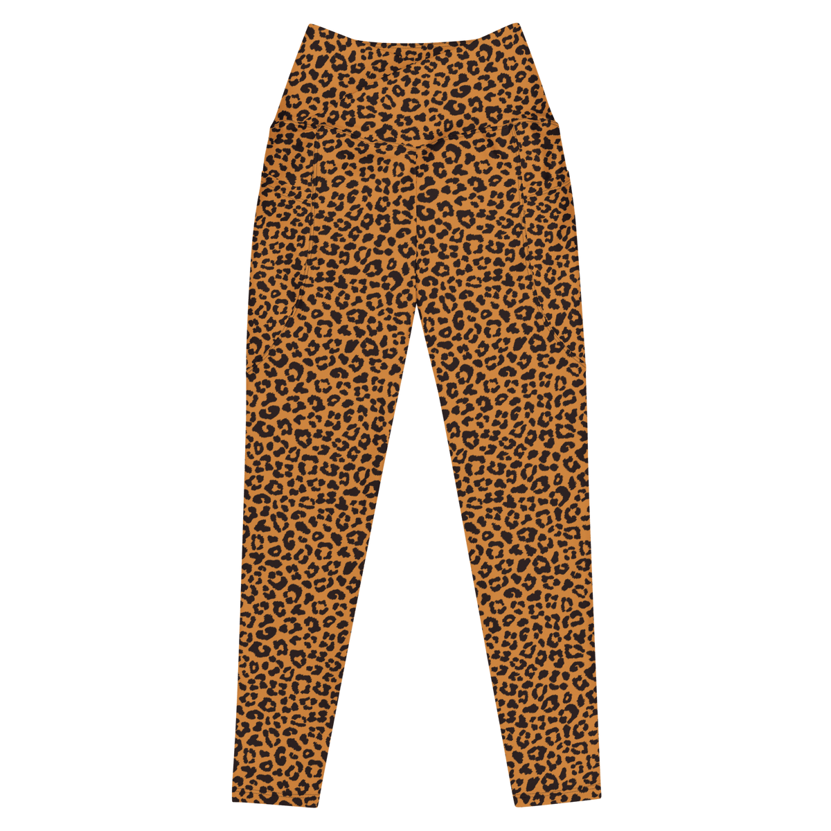 Sunset Leopard Crossover Leggings with Pockets - Goth Cloth Co.1360431_14137