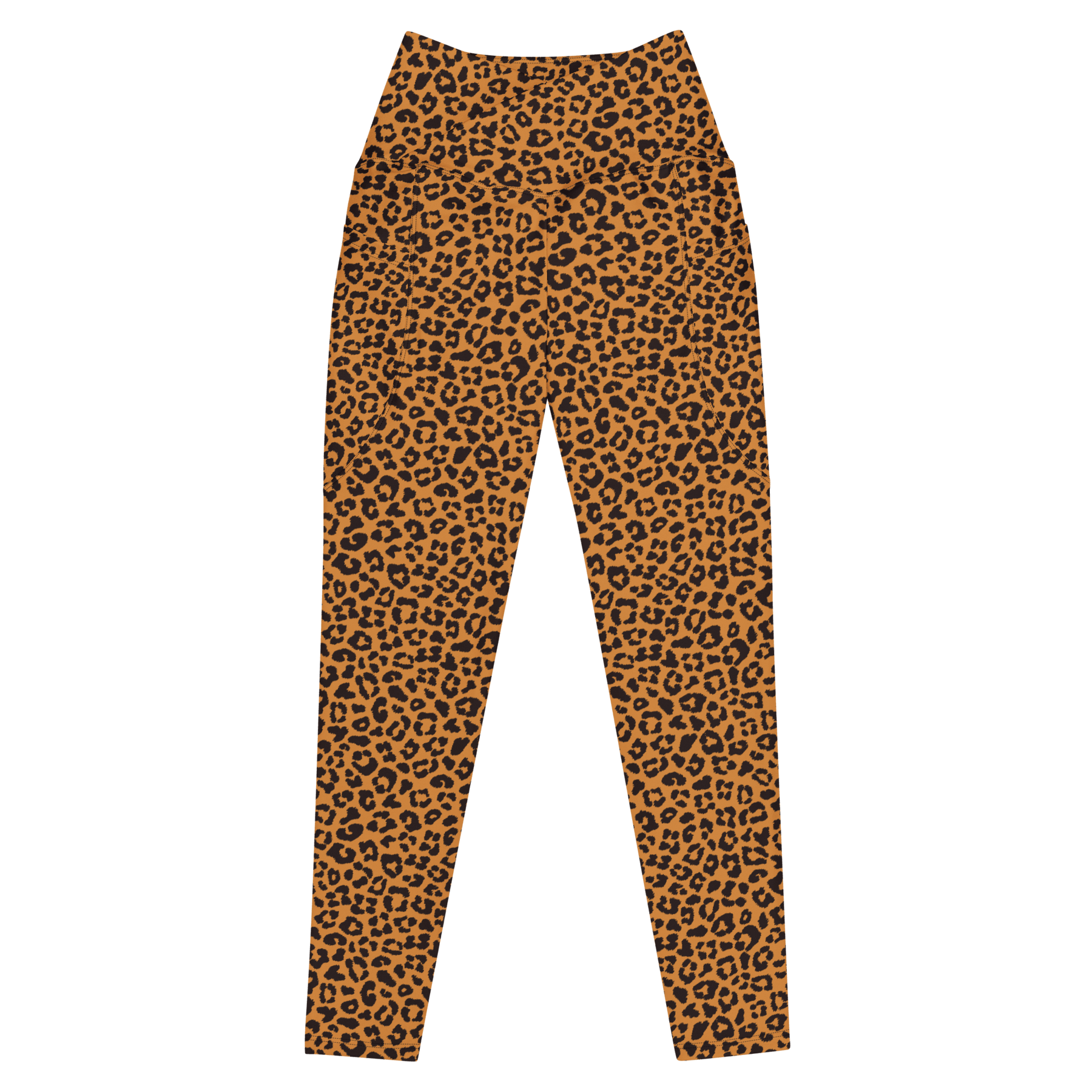 Sunset Leopard Crossover Leggings with Pockets - Goth Cloth Co.1360431_14137
