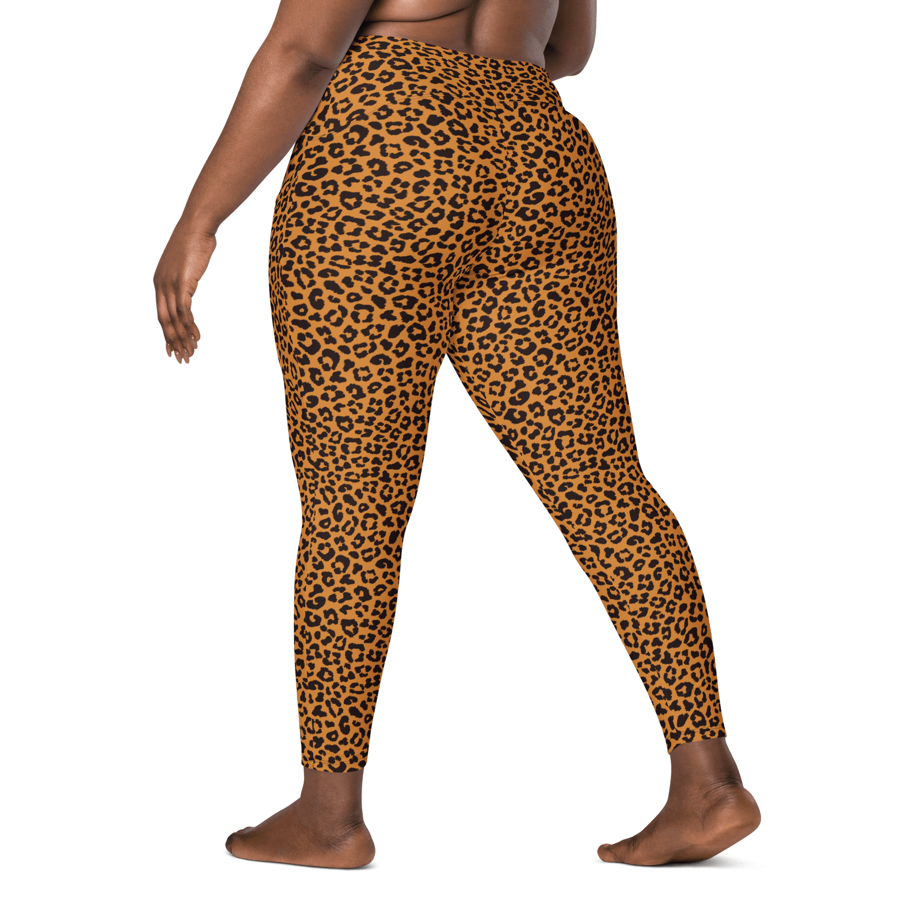 Sunset Leopard Crossover Leggings with Pockets - Goth Cloth Co.1360431_14137