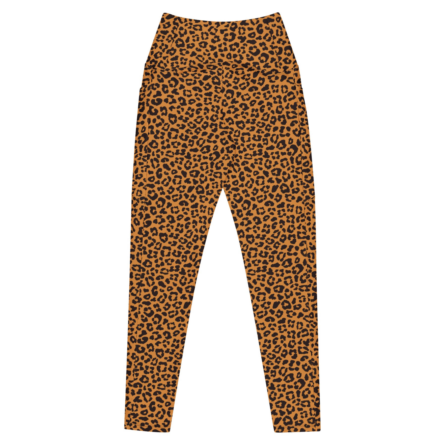 Sunset Leopard Crossover Leggings with Pockets - Goth Cloth Co.1360431_14137