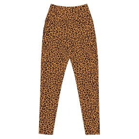 Sunset Leopard Crossover Leggings with Pockets - Goth Cloth Co.1360431_14137