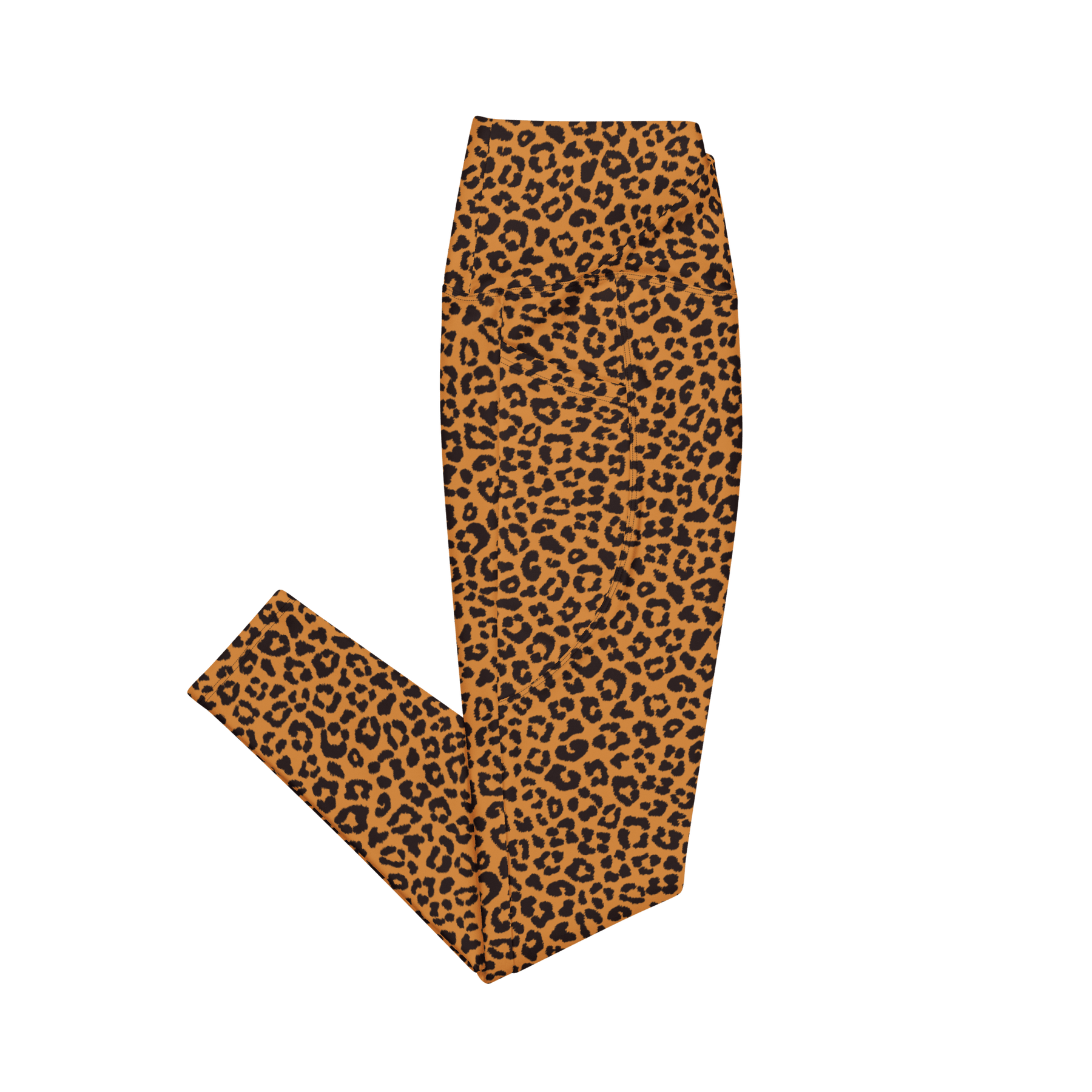 Sunset Leopard Crossover Leggings with Pockets - Goth Cloth Co.1360431_14137