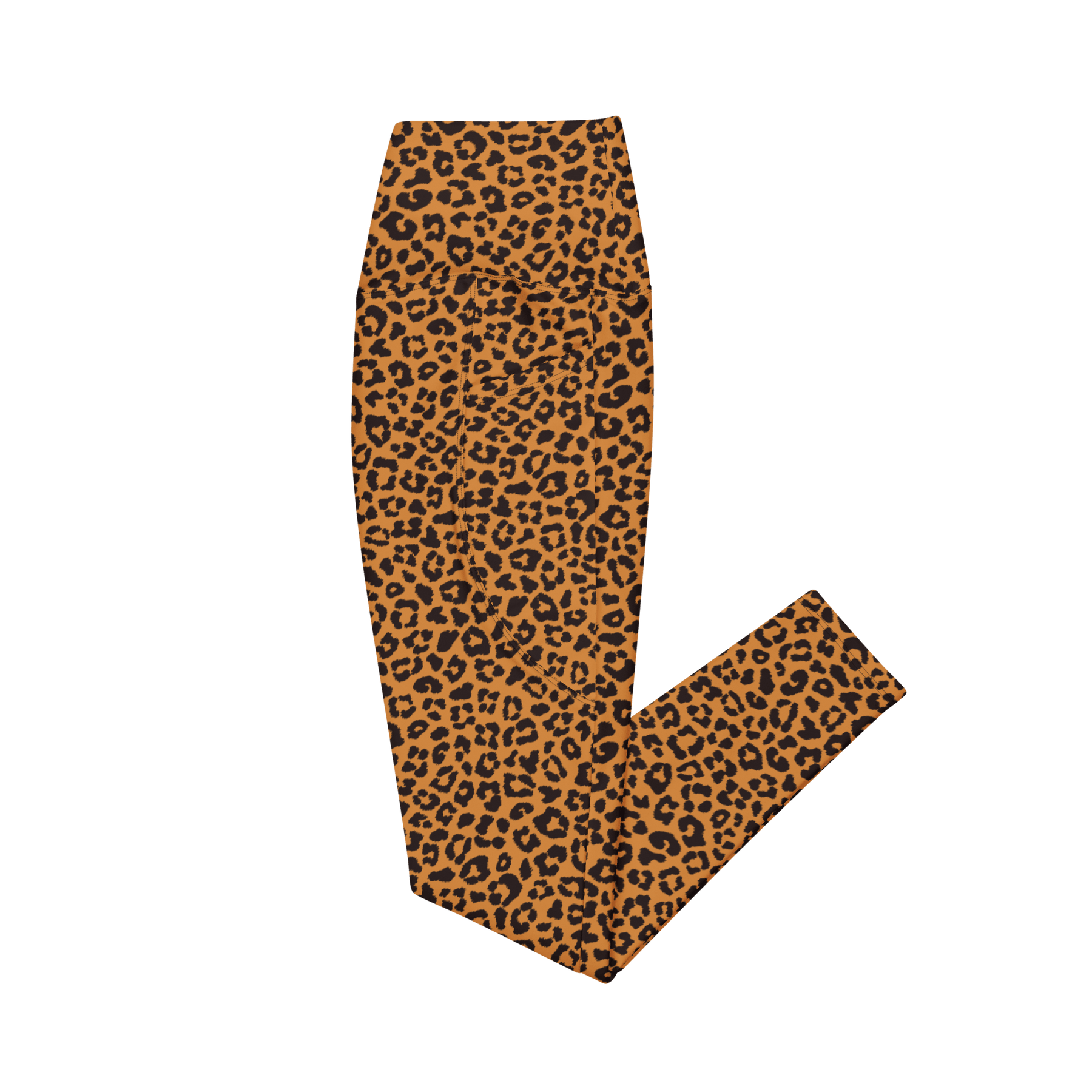 Sunset Leopard Crossover Leggings with Pockets - Goth Cloth Co.1360431_14137