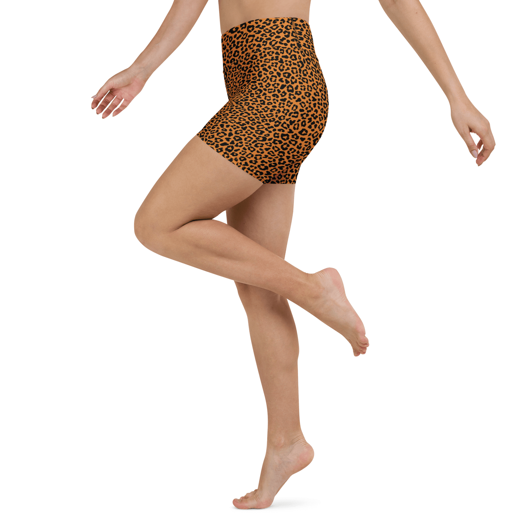 Sunset Leopard Yoga Shorts - Goth Cloth Co.9350095_9079