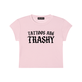 Tattoos Are Trashy Baby Tee - Goth Cloth Co.260423PODAA0336006