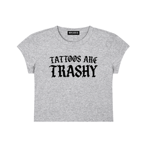 Tattoos Are Trashy Baby Tee - Goth Cloth Co.260423PODAA0336011