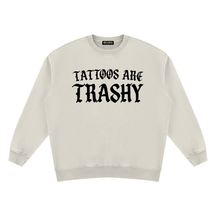 Tattoos are Trashy Vintage Wash Fleece Sweatshirt - Goth Cloth Co.260916PODRA0056001