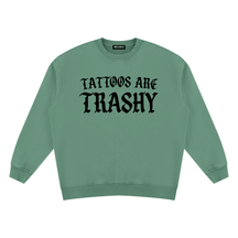 Tattoos are Trashy Vintage Wash Fleece Sweatshirt - Goth Cloth Co.260916PODRA0056011