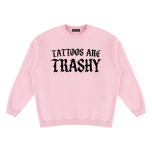 Tattoos are Trashy Vintage Wash Fleece Sweatshirt - Goth Cloth Co.260916PODRA0056041