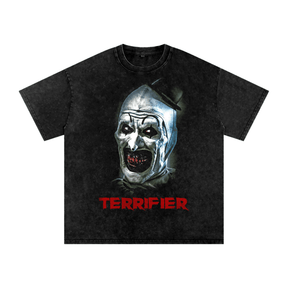 Terrifier Acid Wash Oversize T-Shirt - Goth Cloth Co.250819PODPQ0342001