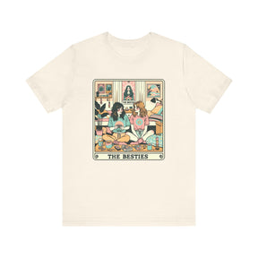 The Besties Pastel Tarot Card Short Sleeve Tee - Goth Cloth Co.T - Shirt12699320862514061552