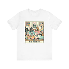 The Besties Pastel Tarot Card Short Sleeve Tee - Goth Cloth Co.T - Shirt21126119122030752021