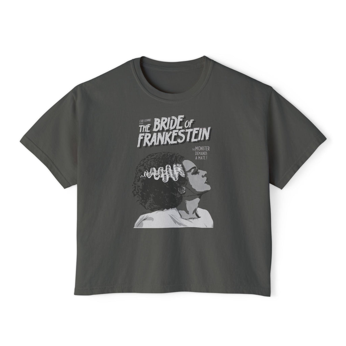 The Bride of Frankenstein Crop Top - Goth Cloth Co.T-Shirt20406897486553215742