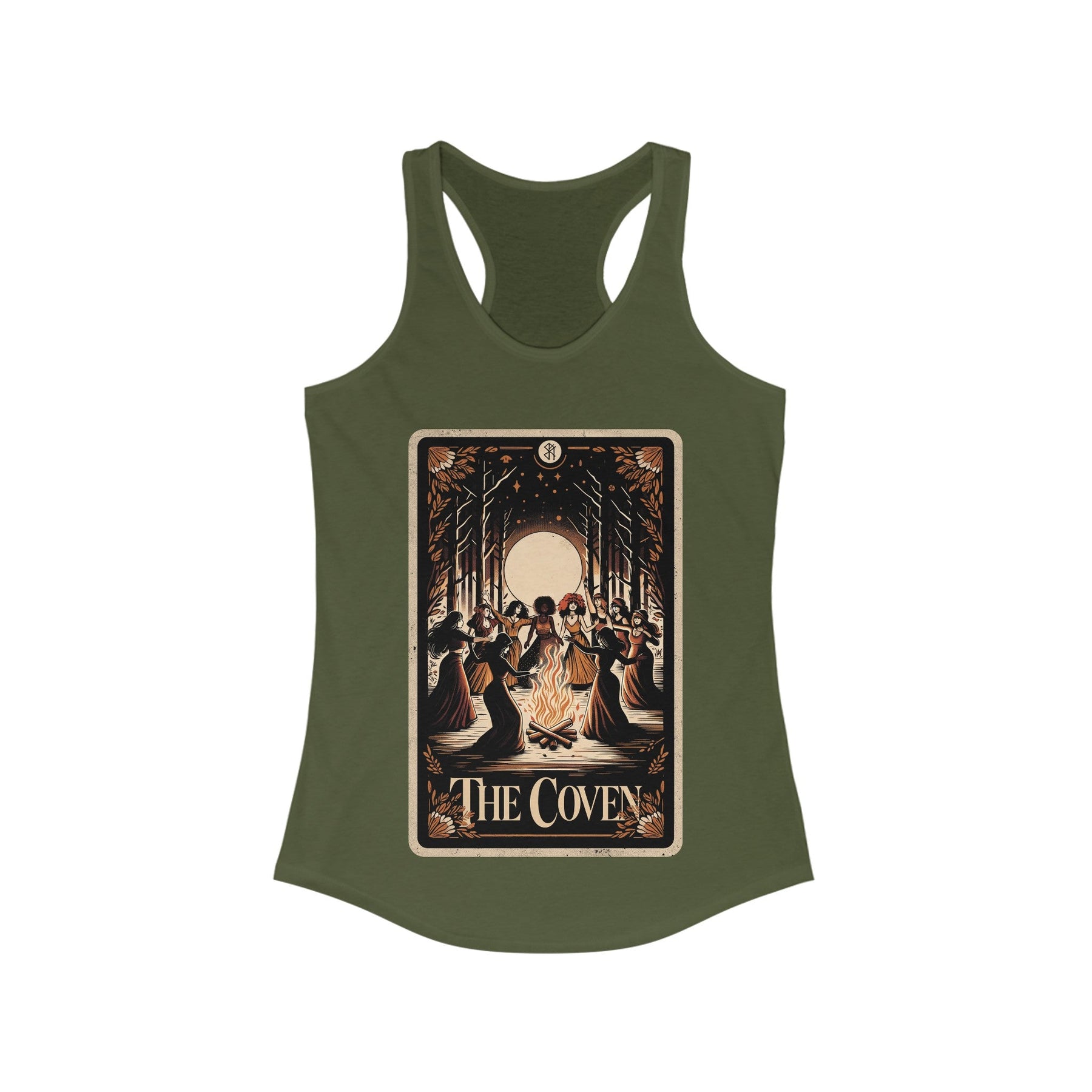 The Coven tarot Card Women's Racerback Tank - Goth Cloth Co.Tank Top30742377862656966384