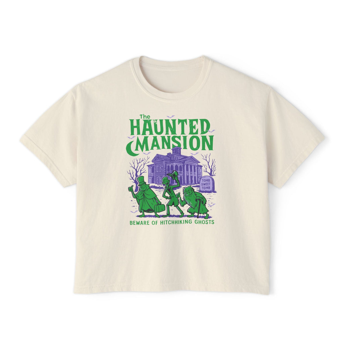 The Haunted Mansion Crop Top - Goth Cloth Co.T-Shirt25004064875756040660
