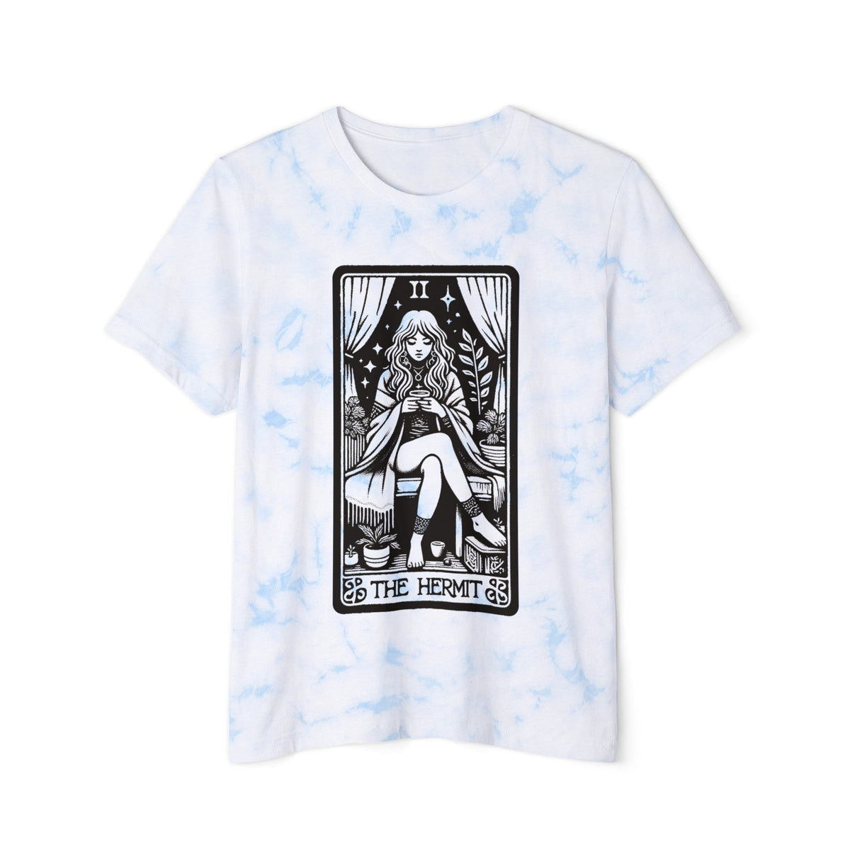 The Hermit Girl Cloud Tie - Dyed T - Shirt - Goth Cloth Co.T - Shirt16738054936390264335