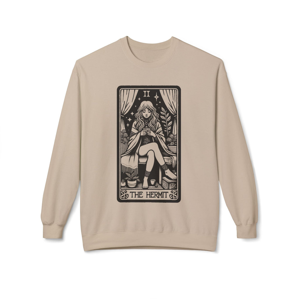 The Hermit Tarot Card Heavy Blend™ Crewneck Sweatshirt - Goth Cloth Co.Sweatshirt15320674269890253390