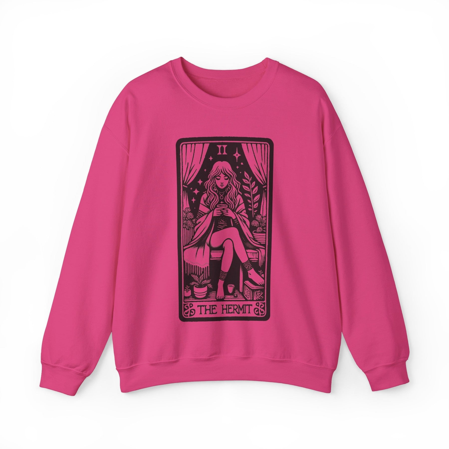 The Hermit Tarot Card Heavy Blend™ Crewneck Sweatshirt - Goth Cloth Co.Sweatshirt22405080879155320369