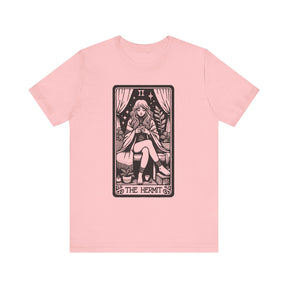 The Hermit Tarot Card Short Sleeve Tee - Goth Cloth Co.T - Shirt19306591199956037123