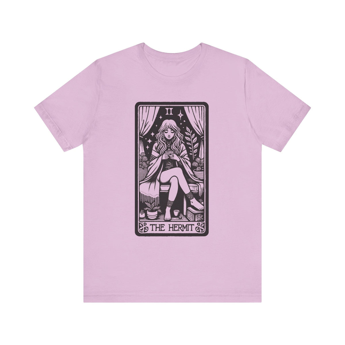 The Hermit Tarot Card Short Sleeve Tee - Goth Cloth Co.T - Shirt21062109984966132869
