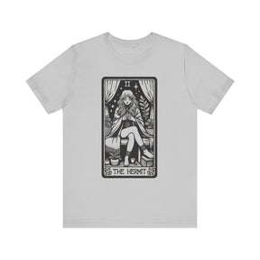 The Hermit Tarot Card Short Sleeve Tee - Goth Cloth Co.T - Shirt21636172346664030538