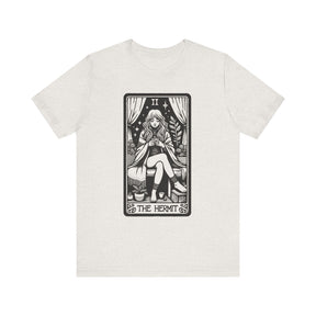 The Hermit Tarot Card Short Sleeve Tee - Goth Cloth Co.T - Shirt23917653419618791343