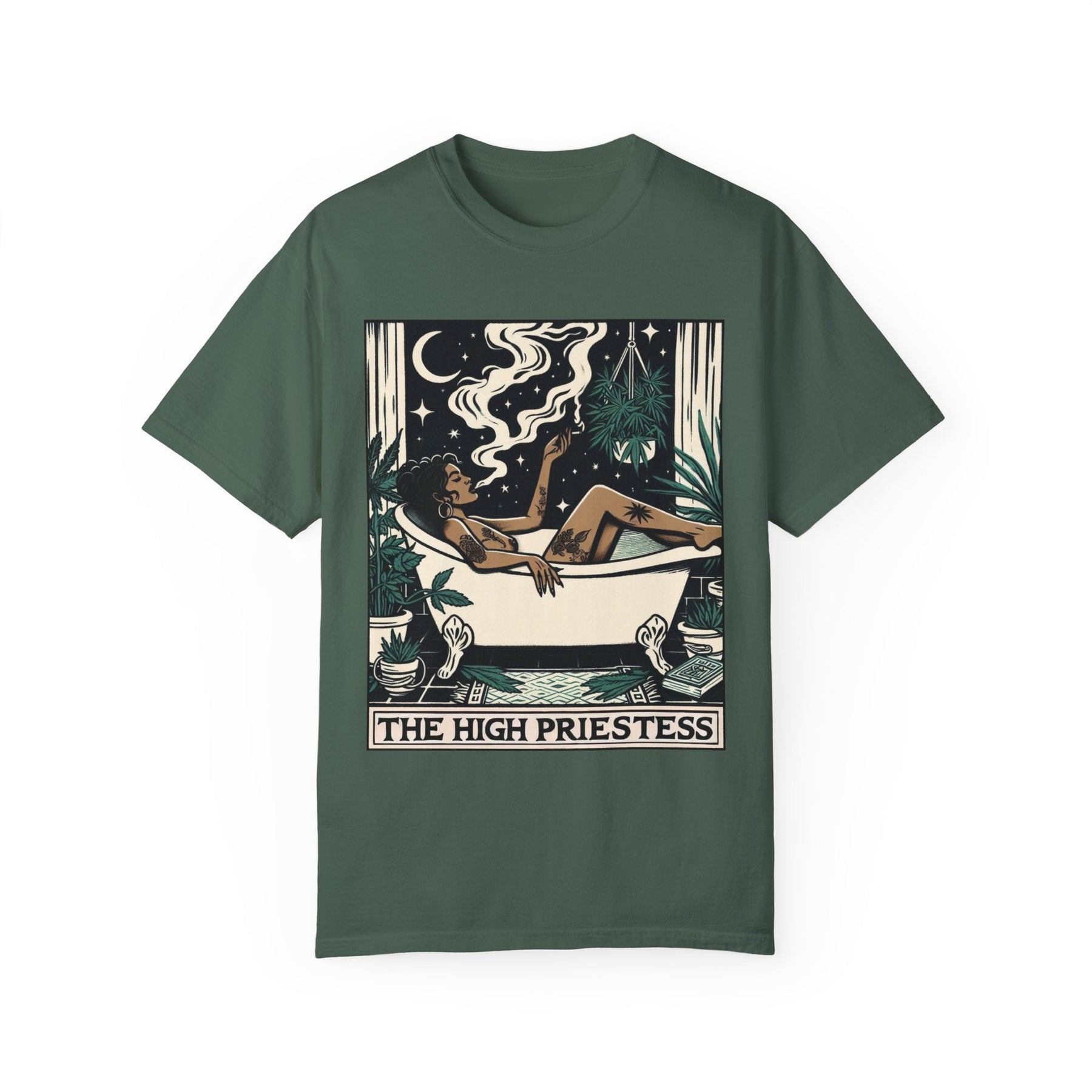 The High Priestess Goddess Comfy Tee - Goth Cloth Co.T-Shirt32548147343707573171