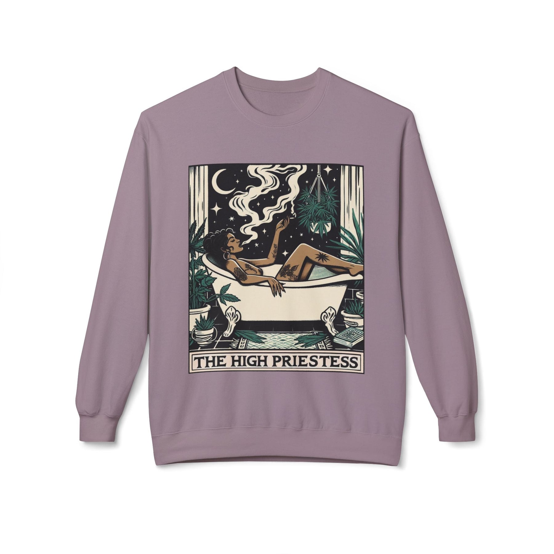 The High Priestess Goddess Crewneck Sweatshirt - Goth Cloth Co.Sweatshirt15174624878329164339