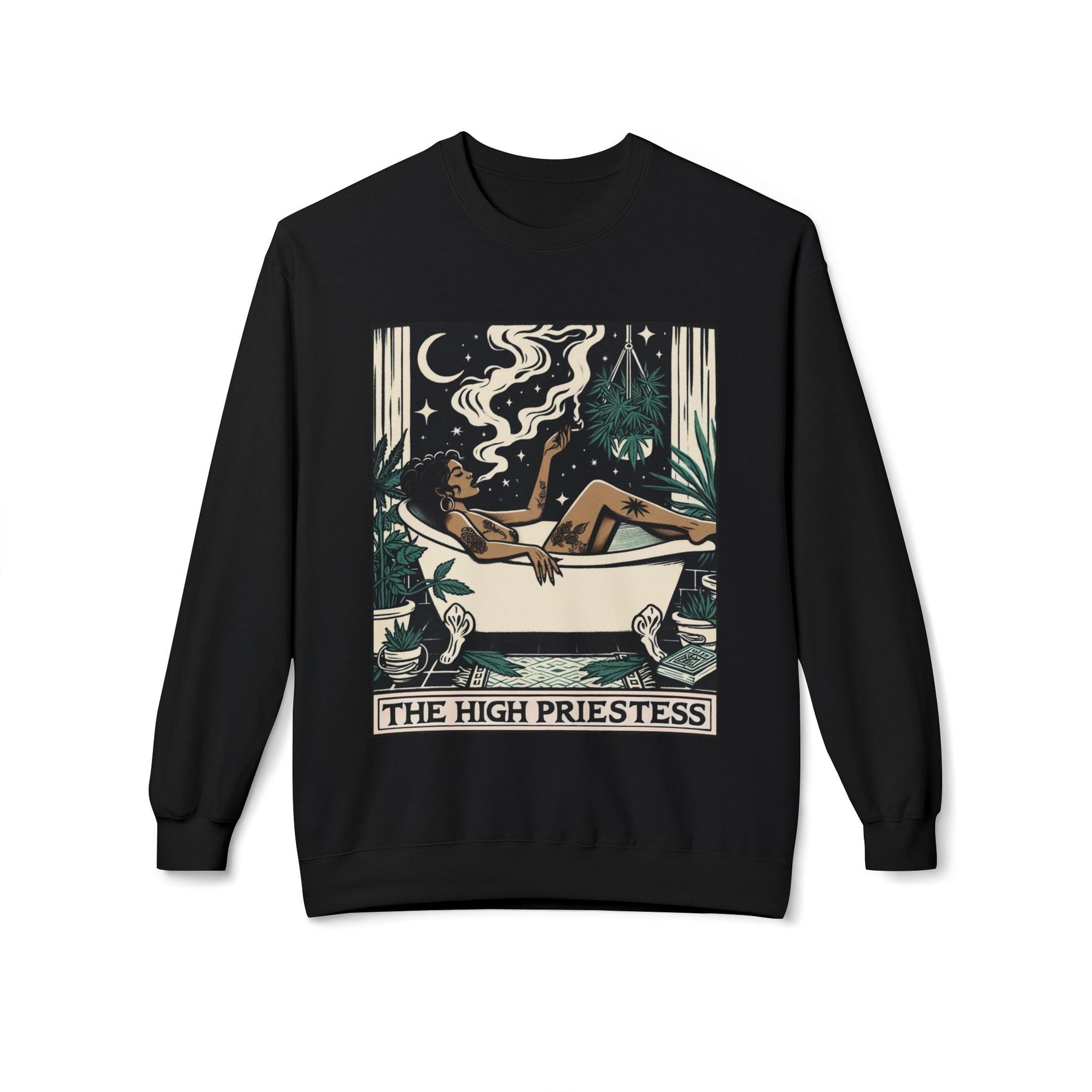 The High Priestess Goddess Crewneck Sweatshirt - Goth Cloth Co.Sweatshirt16885564514678499469