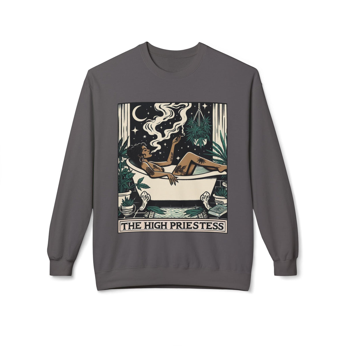 The High Priestess Goddess Crewneck Sweatshirt - Goth Cloth Co.Sweatshirt18342990782533173511