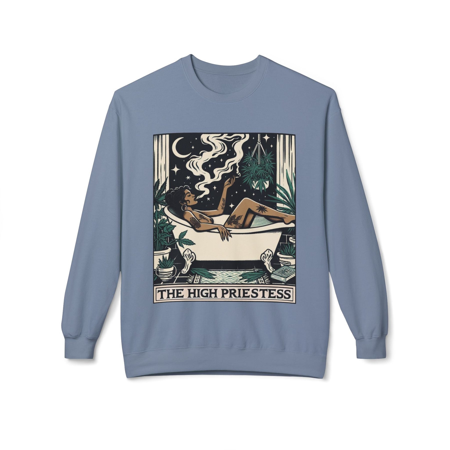 The High Priestess Goddess Crewneck Sweatshirt - Goth Cloth Co.Sweatshirt22614795066871951522