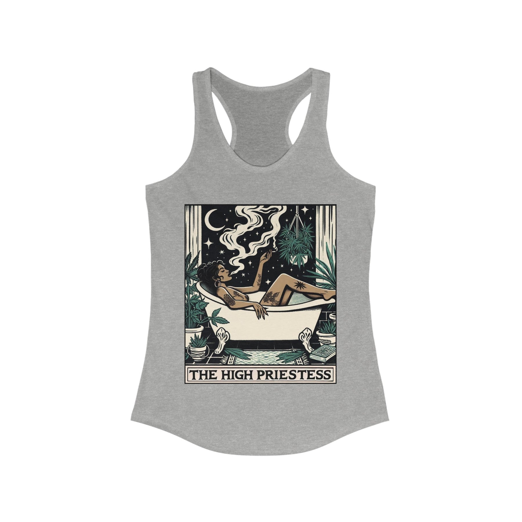 The High Priestess Goddess Women's Racerback Tank - Goth Cloth Co.Tank Top25466051555074526621