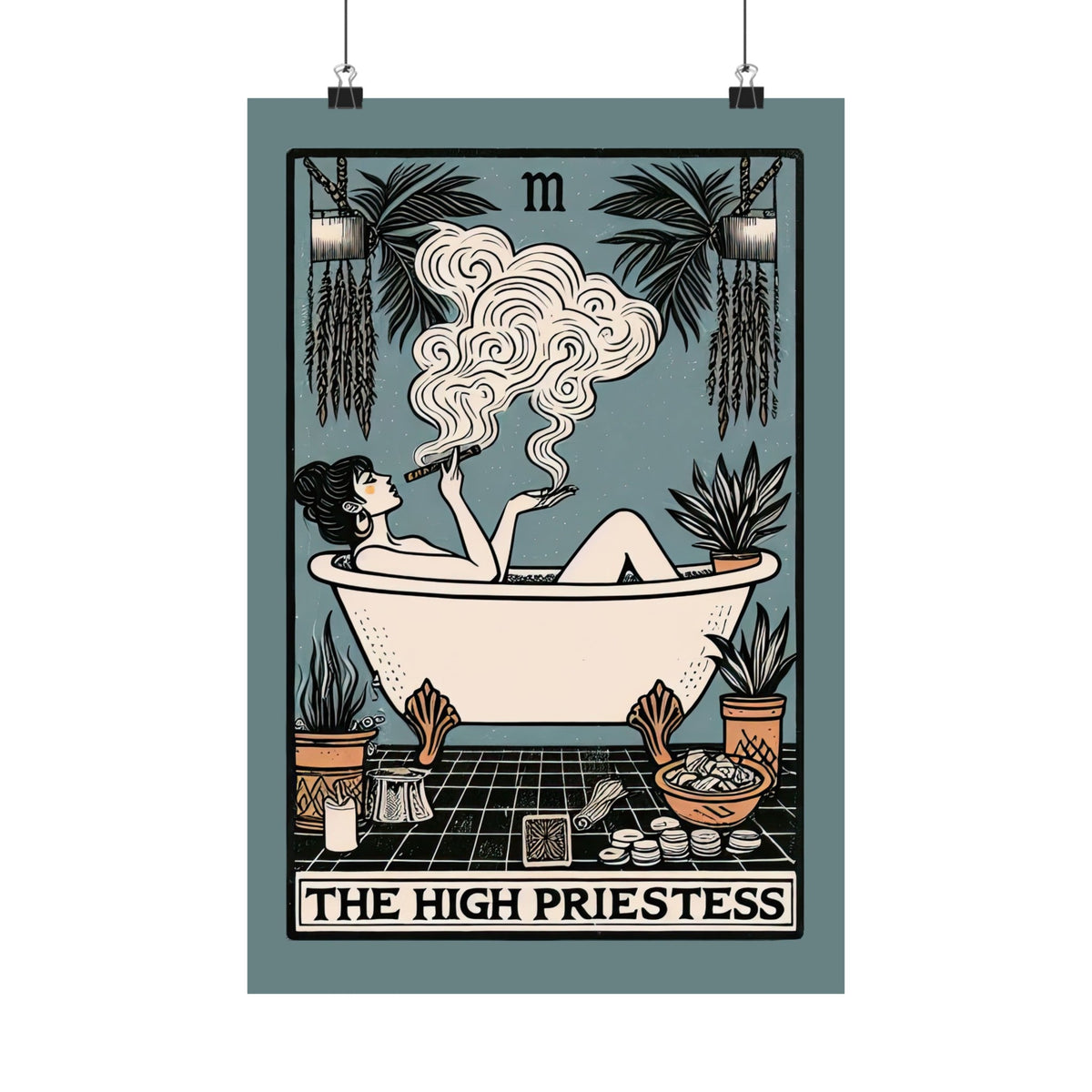 The High Priestess Tarot Card Poster - Goth Cloth Co.Poster14126075997198478773