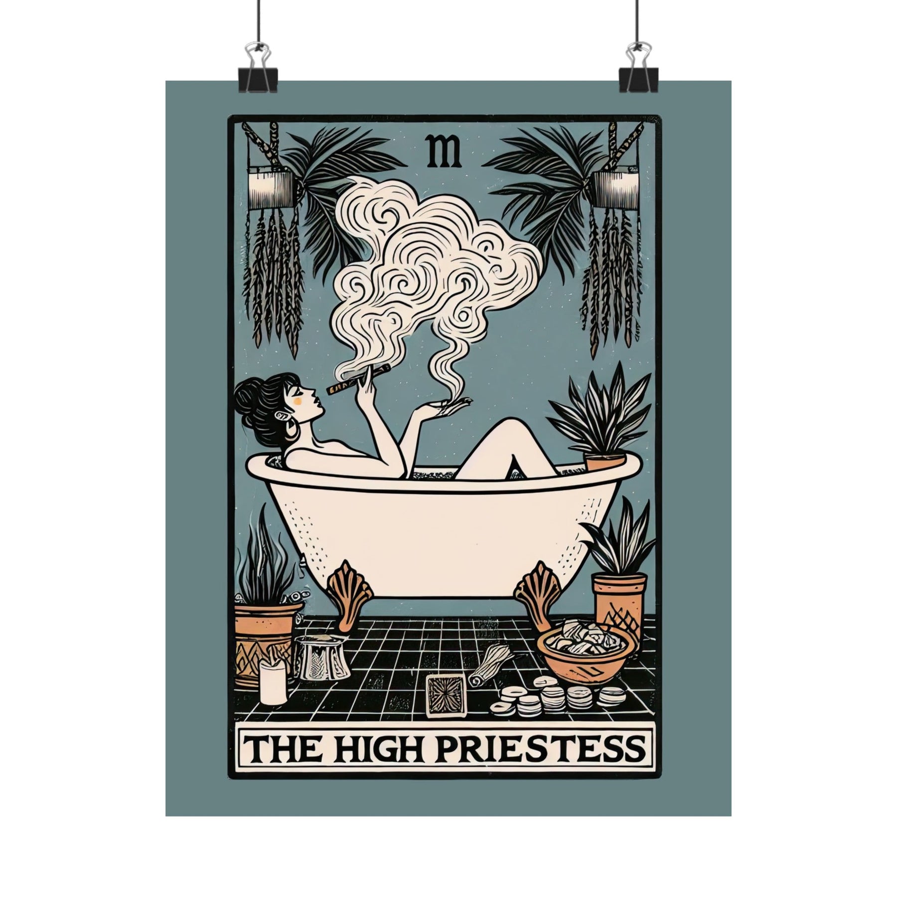 The High Priestess Tarot Card Poster - Goth Cloth Co.Poster19055244765862394009