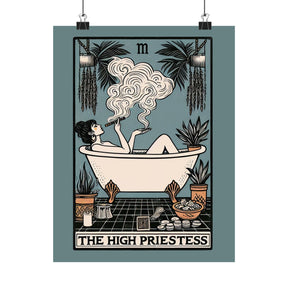 The High Priestess Tarot Card Poster - Goth Cloth Co.Poster19055244765862394009