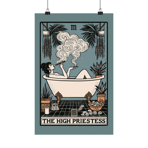 The High Priestess Tarot Card Poster - Goth Cloth Co.Poster27022466150384283693