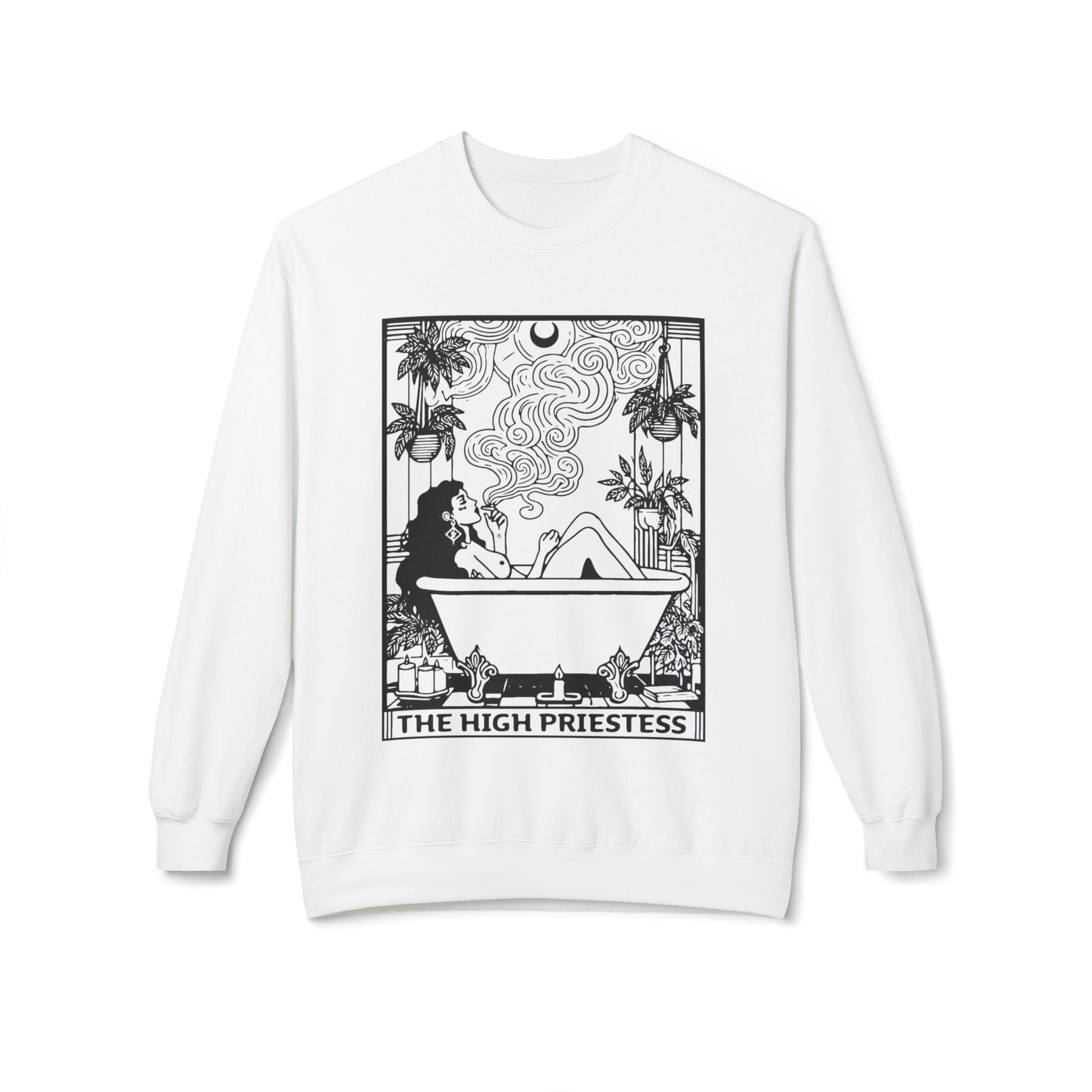 The High Priestess Tarot Card Sweatshirt - Goth Cloth Co.Sweatshirt20812578893764129580