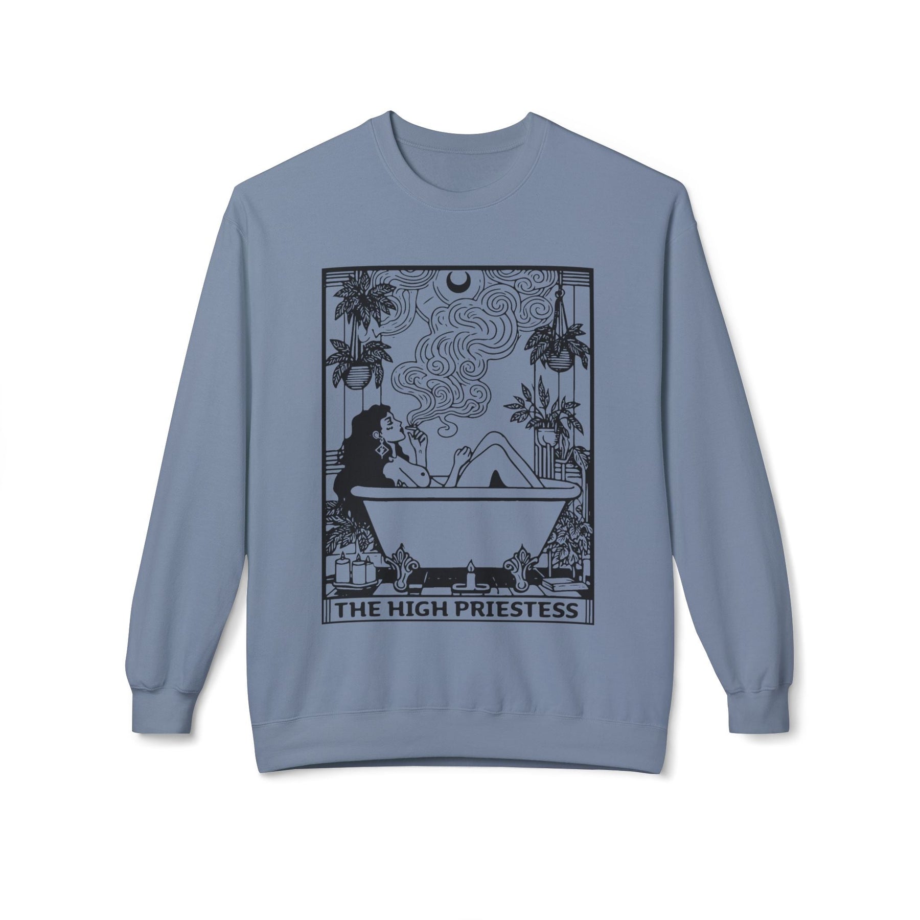 The High Priestess Tarot Card Sweatshirt - Goth Cloth Co.Sweatshirt25363720619620357967