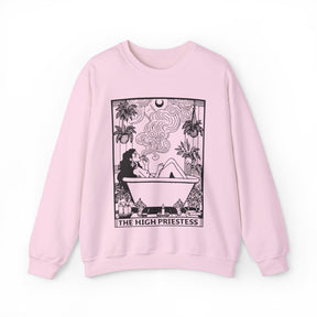 The High Priestess Tarot Card Sweatshirt - Goth Cloth Co.Sweatshirt32868742306352485322