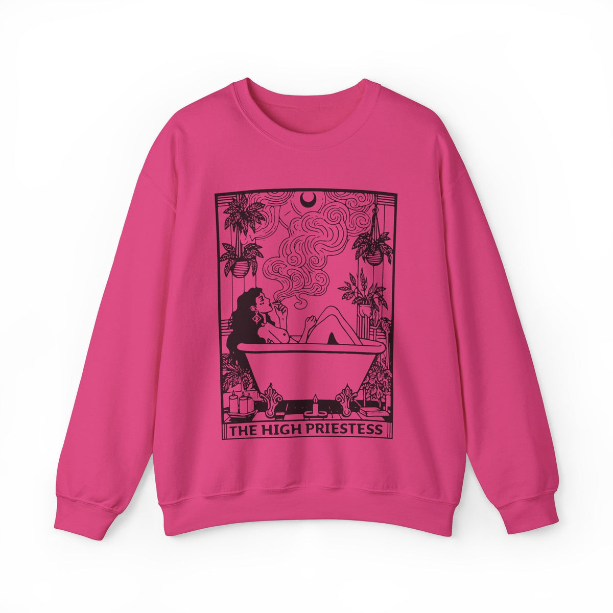 The High Priestess Tarot Card Sweatshirt - Goth Cloth Co.Sweatshirt66714316637594741132