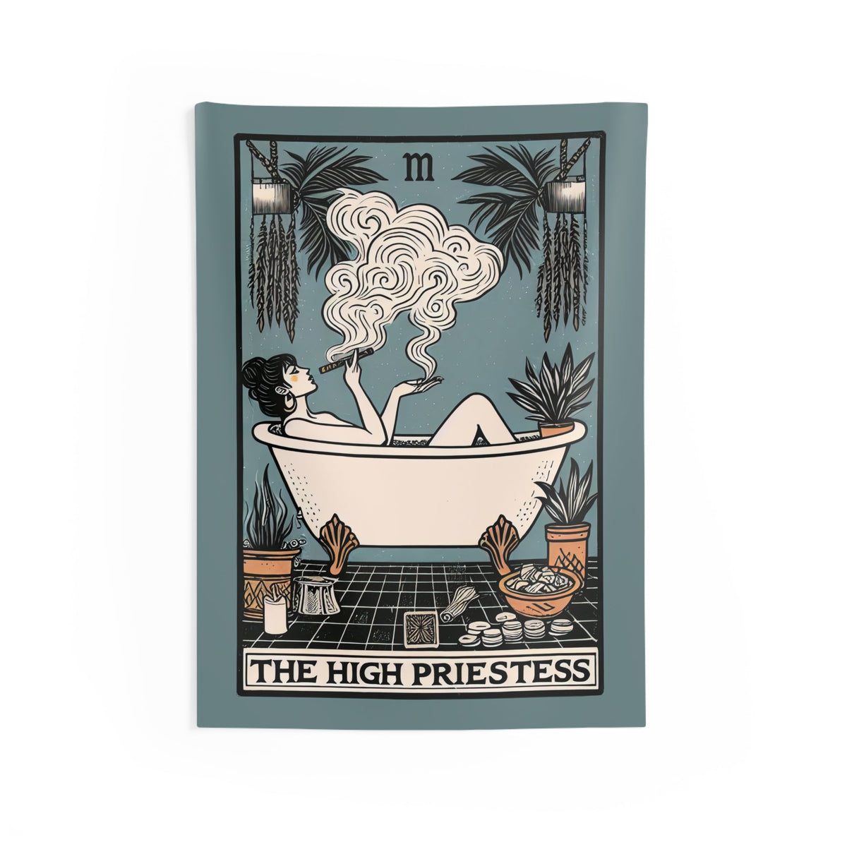 The High Priestess Wall Tapestry - Goth Cloth Co.Home Decor21247029595896324106