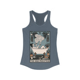 The High Priestess Women's Racerback Tank (READY TO SHIP) - Goth Cloth Co.ISDOKFGESFE