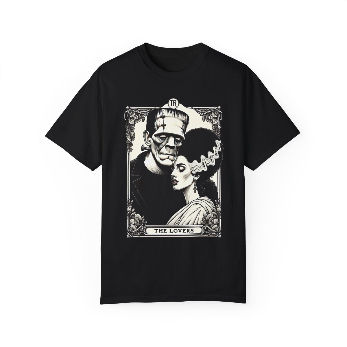 'The Lovers' Frankenstein & Bride Comfy Tee - Goth Cloth Co.T-Shirt30657660007467381442