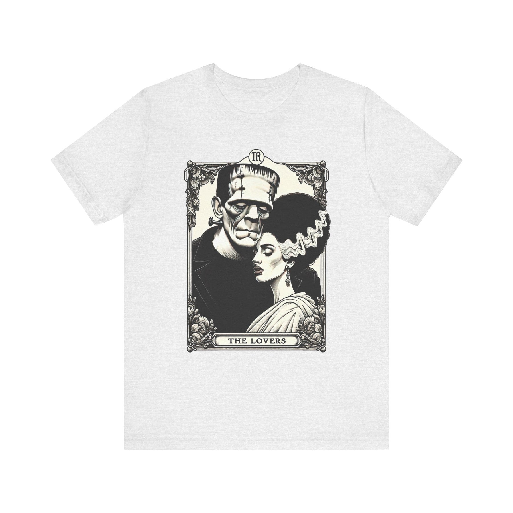 'The Lovers' Frankenstein & Bride Tarot Card Tee - Goth Cloth Co.T - Shirt11046521018496738394