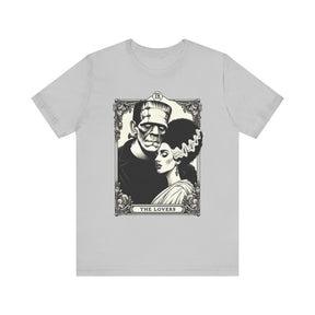 'The Lovers' Frankenstein & Bride Tarot Card Tee - Goth Cloth Co.T - Shirt13346354457384001920