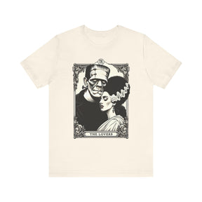 'The Lovers' Frankenstein & Bride Tarot Card Tee - Goth Cloth Co.T - Shirt22048117868220426930