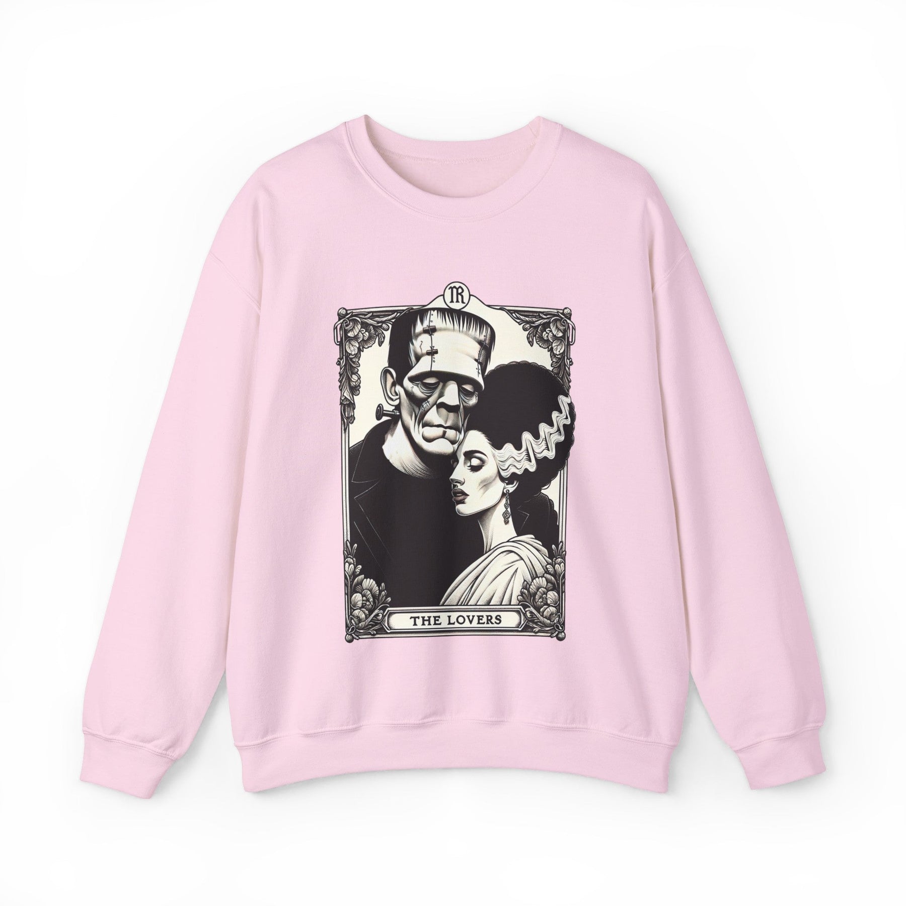 The Lovers Tarot Frankenstein & Bride Sweatshirt - Goth Cloth Co.Sweatshirt15442531681602302862