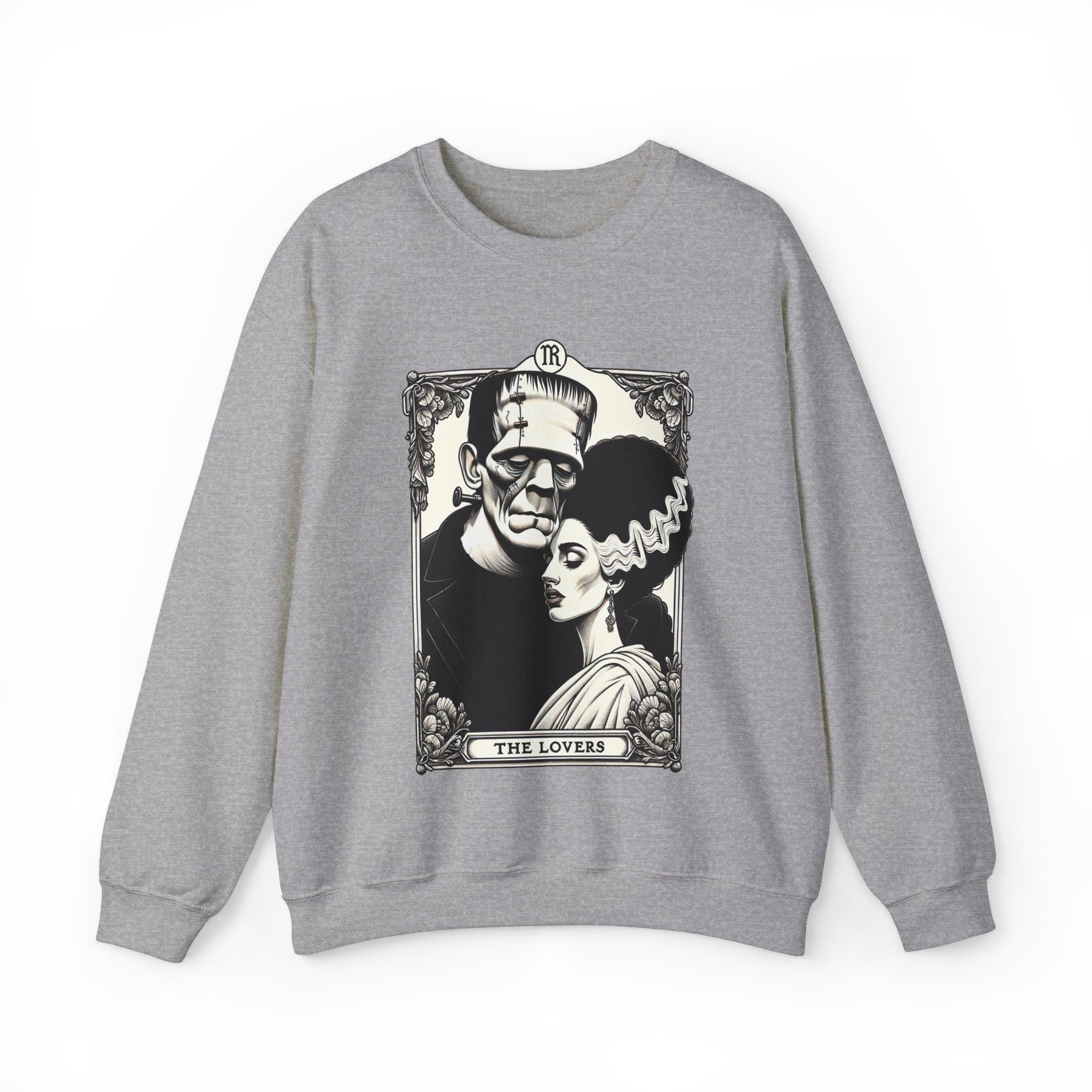 The Lovers Tarot Frankenstein & Bride Sweatshirt - Goth Cloth Co.Sweatshirt92956028895104280273