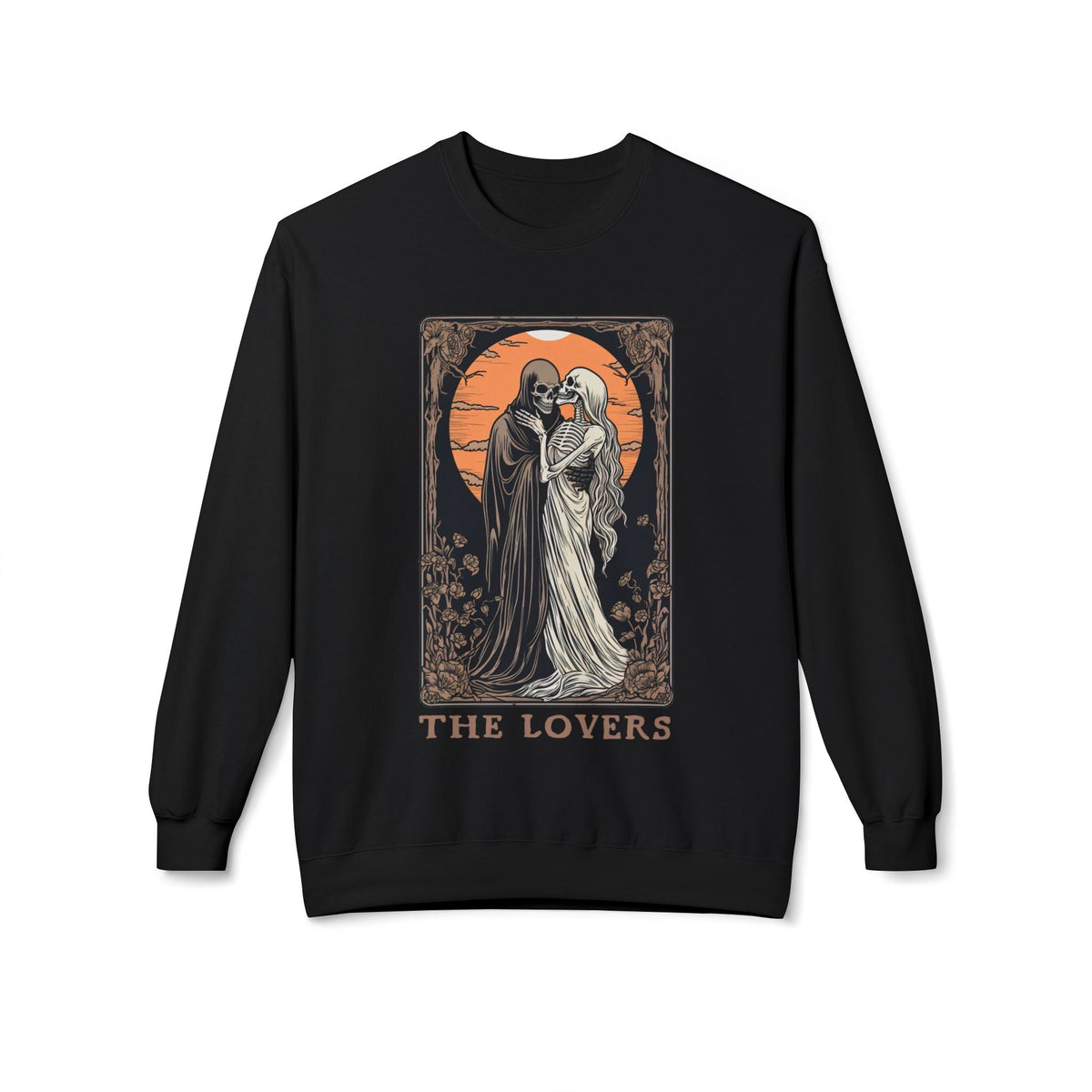 The Lovers Tarot Skeleton Sweatshirt (READY TO SHIP) - Goth Cloth Co.18226764935593769799