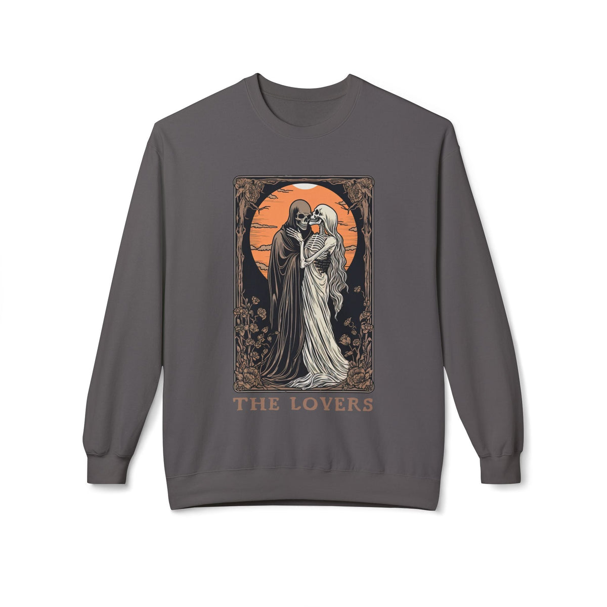 The Lovers Tarot Skeleton Sweatshirt - Goth Cloth Co.Sweatshirt18510511844240736607